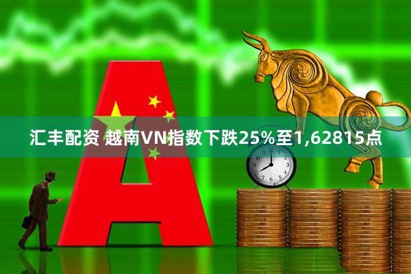 汇丰配资 越南VN指数下跌25%至1,62815点